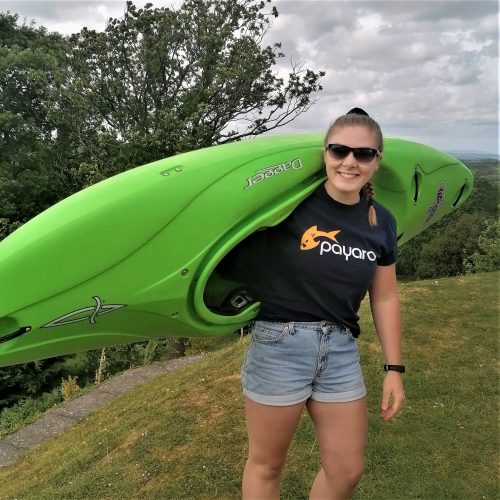 Emma Witherford Payara sponsored kayaker