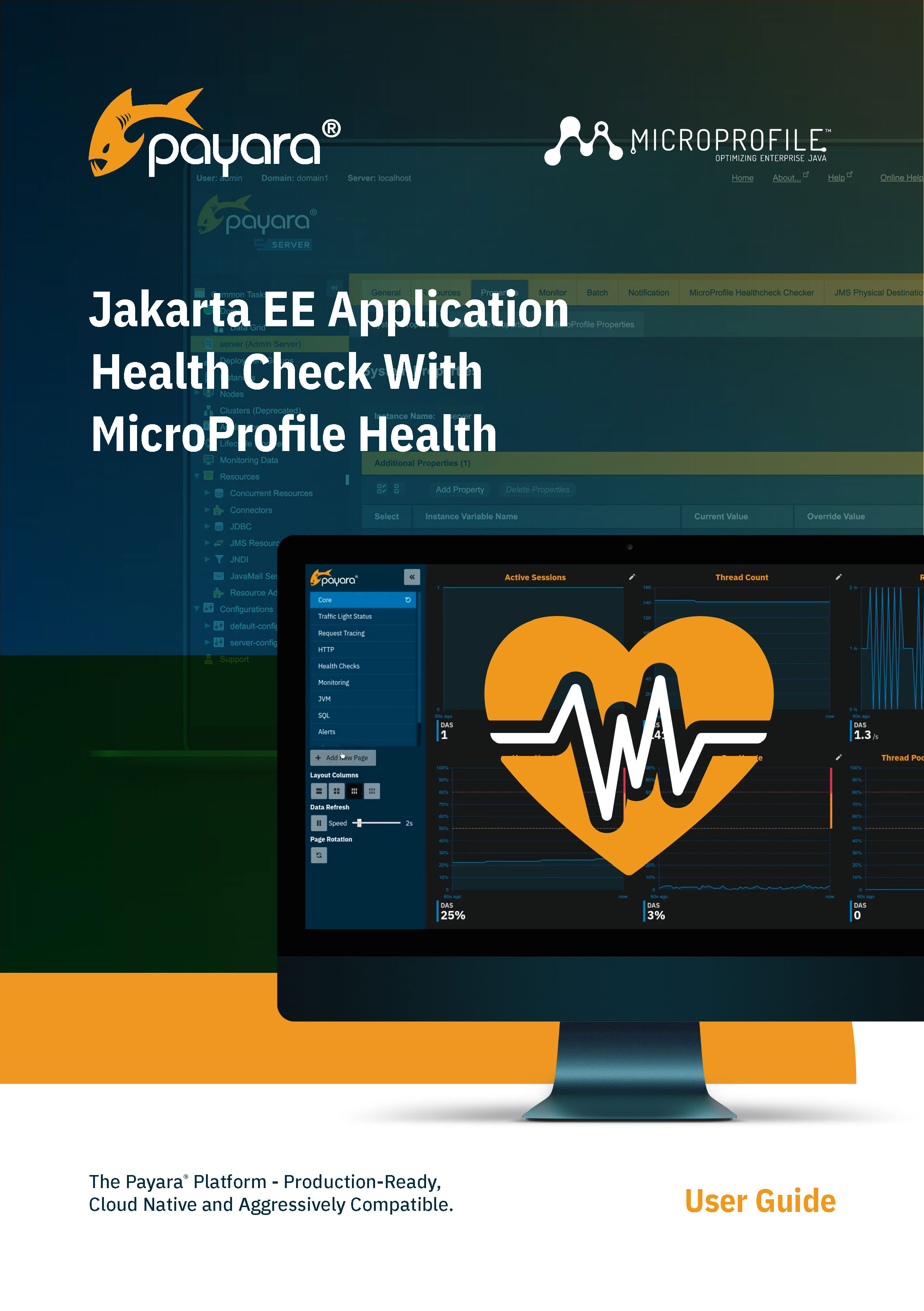 Jakarta EE Application Health Check With MicroProfile Health Guide Cover