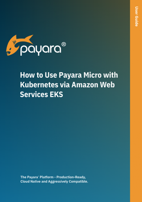 How to use Payara Micro with Kubernetes via Amazon Web Services EKS user guide cover