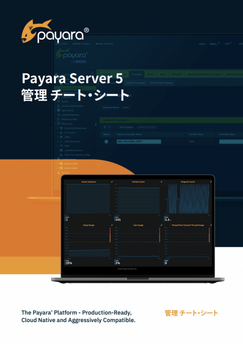 Payara Server 5 Administration Cheat Sheet Japanese