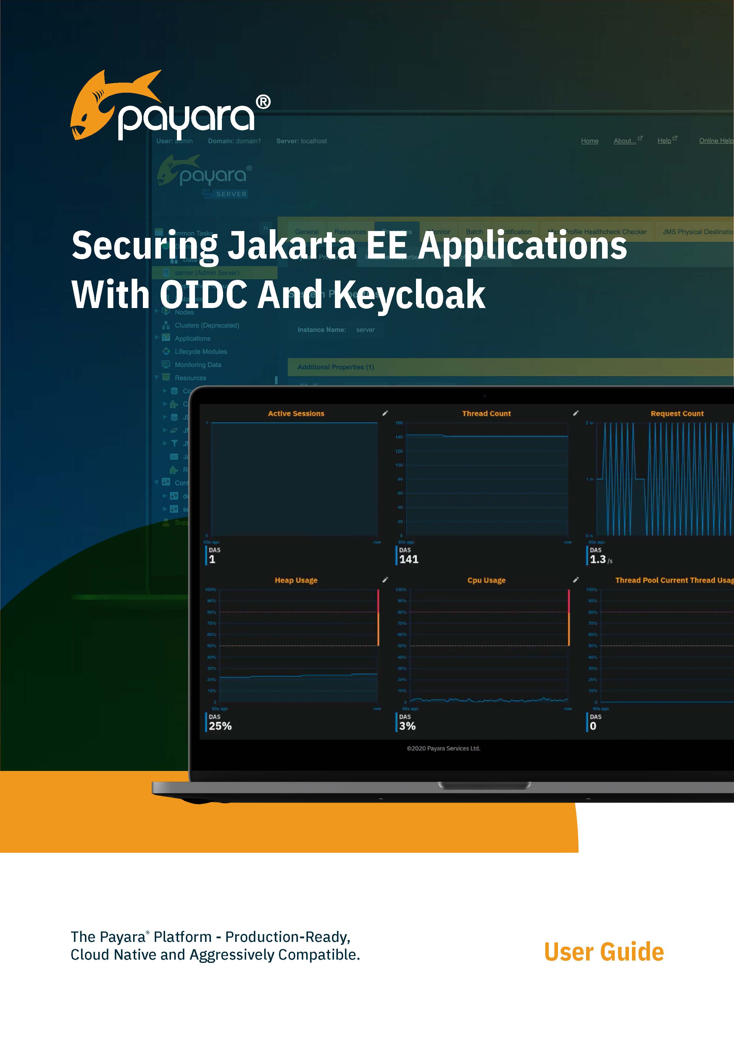 Guide front cover - Securing Jakarta EE Applications With OIDC And Keycloak